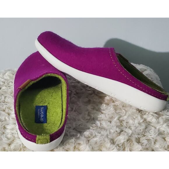Samuel Hubbard Dreams Pink SlipOn Size 6.5 Casual Back-to-School College Wool - Picture 7 of 9
